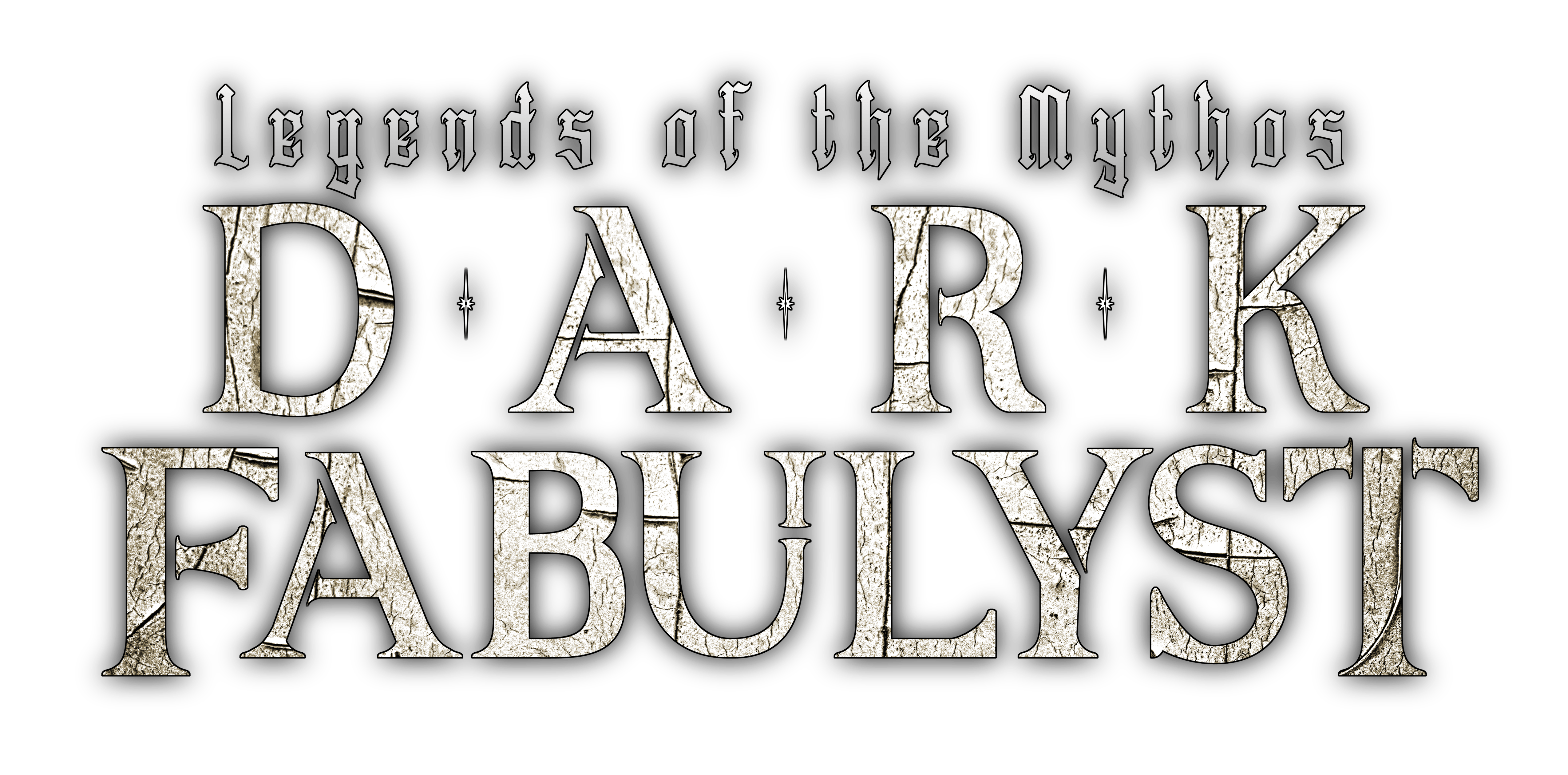 Legends Of The Mythos - Dark Fabulyst Logo w shadow